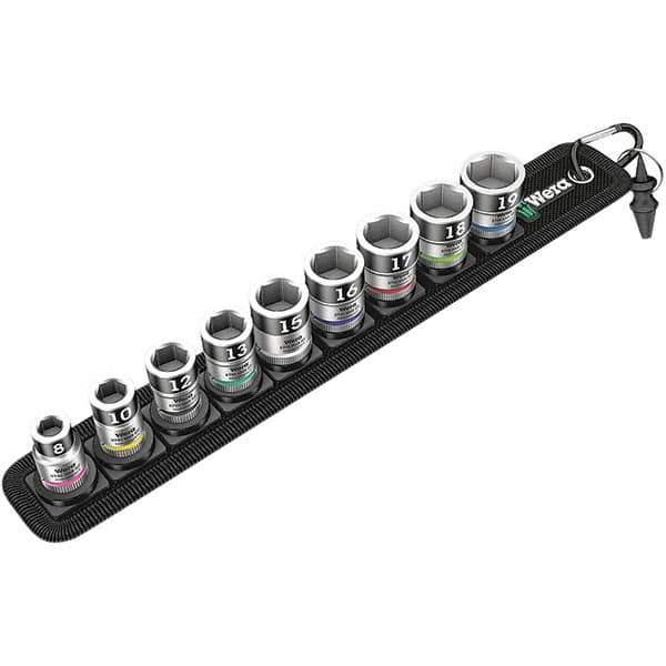 Wera - Hex & Torx Bit Socket Sets Type: Hex Bit Socket Set Drive Size: 3/8 - Eagle Tool & Supply