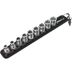 Wera - Hex & Torx Bit Socket Sets Type: Hex Bit Socket Set Drive Size: 3/8 - Eagle Tool & Supply