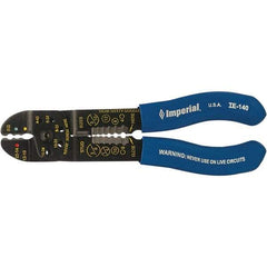 Imperial - Wire & Cable Strippers Type: Wire Stripper/Cutter/Crimper Maximum Capacity: 10 AWG - Eagle Tool & Supply