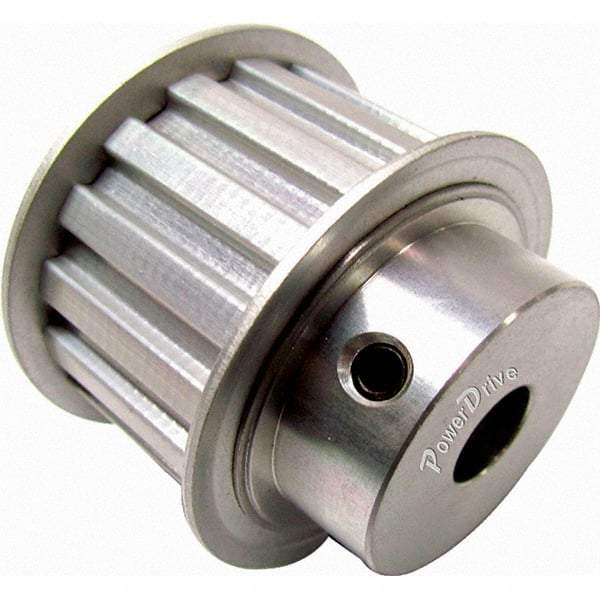 Power Drive - Timing Belt Pulleys   Pulley Type: Hub & Flanges    Number of Teeth: 17 - Eagle Tool & Supply