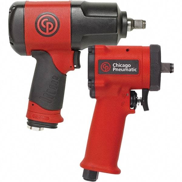 Chicago Pneumatic - Air Impact Wrenches & Ratchets   Drive Size: 1/2    Handle Type: Palm Grip - Eagle Tool & Supply