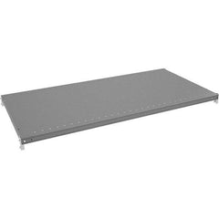 Tennsco - 48" Wide, Open Shelving Accessory/Component - Powder Coat Finish, 18" Deep, Use with Boltless Storage Rack - Eagle Tool & Supply