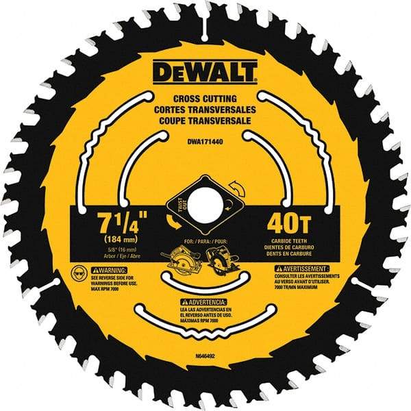 DeWALT - Wet & Dry-Cut Saw Blades   Blade Diameter (Inch): 8-1/4    Blade Material: Tungsten Carbide-Tipped - Eagle Tool & Supply