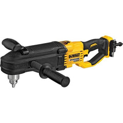 DeWALT - 60 Volt 1/2" Chuck Inline Handle Cordless Drill - 1320 RPM, Keyed Chuck, Reversible, Lithium-Ion Batteries Not Included - Eagle Tool & Supply