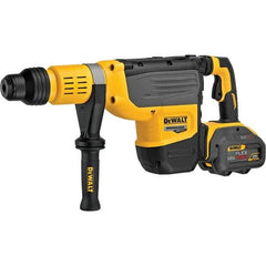 DeWALT - 60 Volt 2" SDS Max Chuck Cordless Rotary Hammer - 2210 BPM, 290 RPM, Reversible - Eagle Tool & Supply