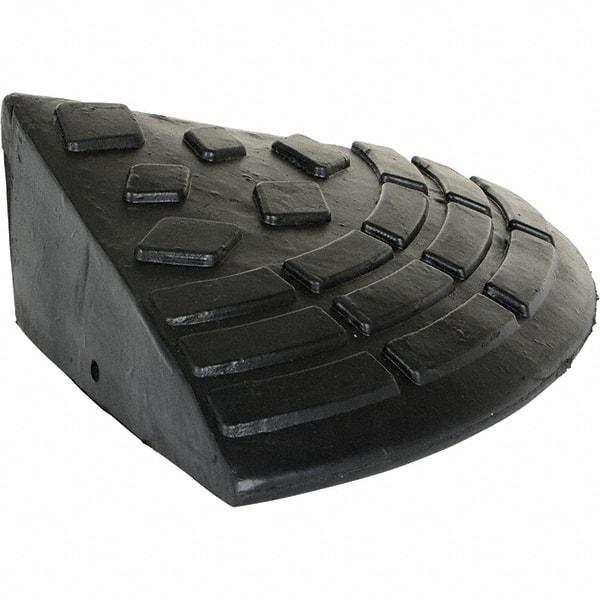 Vestil - 9.68" Long x 9-11/16" Wide, Rubber Rubber Ramp - 4,000 Lb Load Limit - Eagle Tool & Supply