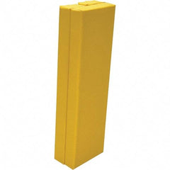 Vestil - 3" High, Column Protector - Fits 5" Columns, Yellow - Eagle Tool & Supply