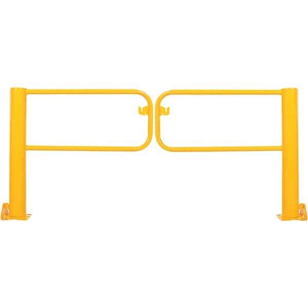 Vestil - Steel Rail Safety Gate - 96-1/16" Wide x 8" Door Height, - Eagle Tool & Supply