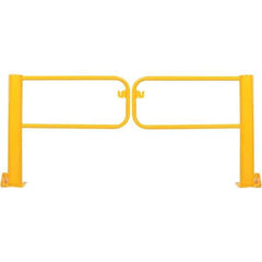 Vestil - Steel Rail Safety Gate - 96-1/16" Wide x 8" Door Height, - Eagle Tool & Supply