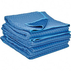 Vestil - 80" Long x 72" Wide Polyester Tarp & Dust Cover - Blue - Eagle Tool & Supply
