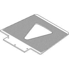 Wesco Industrial Products - 16-1/2" Wide x 13.4" Deep Hand Truck Toe Plate - 375 Lb Load Capacity - Eagle Tool & Supply