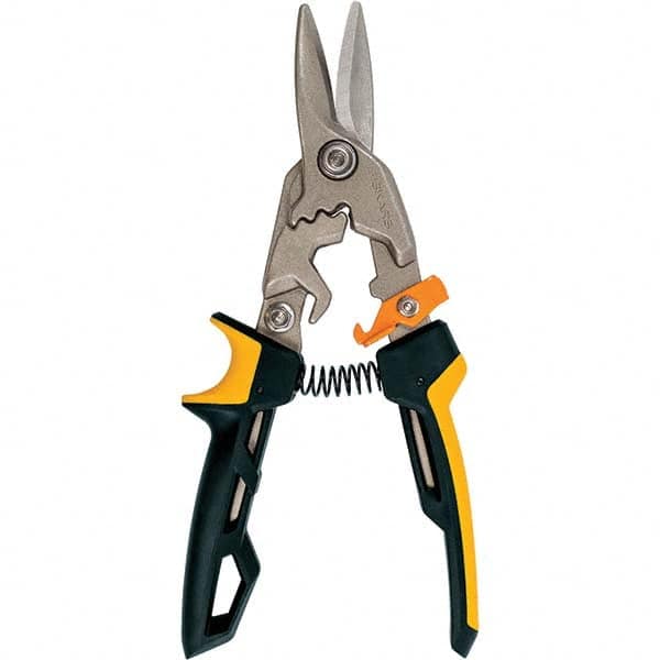 Fiskars - Snips Snip Type: Aviation Snip Cut Direction: Straight - Eagle Tool & Supply