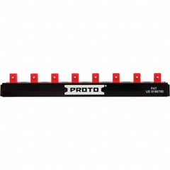 Stanley - Socket Holders & Trays Type: Clip Rail Drive Size: 1/4 - Eagle Tool & Supply