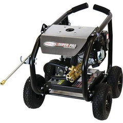 Simpson - Gas, 5.8 hp, 3,600 psi, 2.5 GPM, Cold Water Pressure Washer - AAA Triplex, 25' x 5/16" Hose - Eagle Tool & Supply