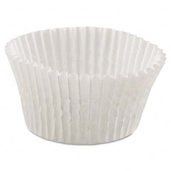 Hoffmaster - Fluted Bake Cups, 4 1/2 Diam x 1 1/4h, White, 500/Pack, 20 Pack/Carton - Eagle Tool & Supply