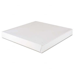 SCT - Paperboard Pizza Boxes,16 x 16 x 1 7/8, White, 100/Carton - Eagle Tool & Supply