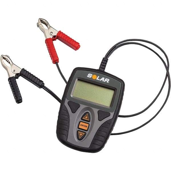 Solar - Automotive Battery Testers Type: Digital Battery and System Tester Voltage: 12V - Eagle Tool & Supply