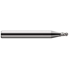 Harvey Tool - 0.005" Diam, 0.007" LOC, 2 Flute Solid Carbide Ball End Mill