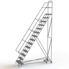 TRI-ARC - Rolling & Wall Mounted Ladders & Platforms Type: All-Directional Ladder Style: Rolling Safety Ladder - Eagle Tool & Supply