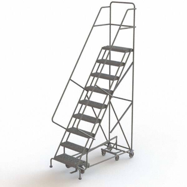 TRI-ARC - Rolling & Wall Mounted Ladders & Platforms Type: All-Directional Ladder Style: Rolling Safety Ladder - Eagle Tool & Supply