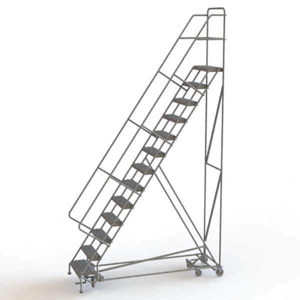 TRI-ARC - Rolling & Wall Mounted Ladders & Platforms Type: All-Directional Ladder Style: Rolling Safety Ladder - Eagle Tool & Supply