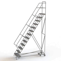 TRI-ARC - Rolling & Wall Mounted Ladders & Platforms Type: All-Directional Ladder Style: Rolling Safety Ladder - Eagle Tool & Supply