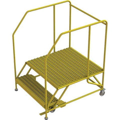 TRI-ARC - Rolling & Wall Mounted Ladders & Platforms Type: Rolling Work Platform Style: Steel Work Platform - Eagle Tool & Supply