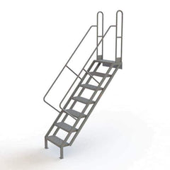 TRI-ARC - Rolling & Wall Mounted Ladders & Platforms Type: Stairway Slope Ladder Style: Stair Unit - Eagle Tool & Supply