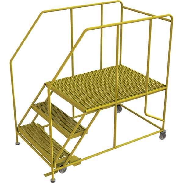 TRI-ARC - Rolling & Wall Mounted Ladders & Platforms Type: Rolling Work Platform Style: Steel Work Platform - Eagle Tool & Supply