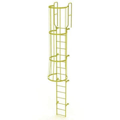 TRI-ARC - Rolling & Wall Mounted Ladders & Platforms Type: Fixed Ladder Style: Safety Cage - Eagle Tool & Supply