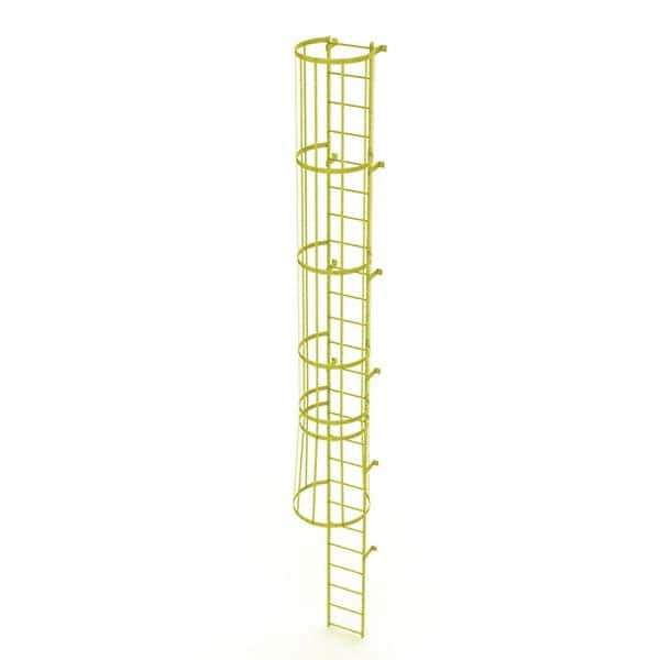 TRI-ARC - Rolling & Wall Mounted Ladders & Platforms Type: Fixed Ladder Style: Safety Cage - Eagle Tool & Supply