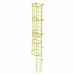 TRI-ARC - Rolling & Wall Mounted Ladders & Platforms Type: Fixed Ladder Style: Safety Cage - Eagle Tool & Supply