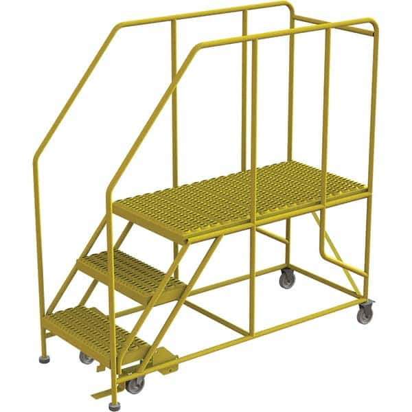 TRI-ARC - Rolling & Wall Mounted Ladders & Platforms Type: Rolling Work Platform Style: Steel Work Platform - Eagle Tool & Supply