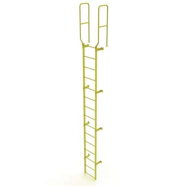 TRI-ARC - Rolling & Wall Mounted Ladders & Platforms Type: Fixed Ladder Style: Safety Cage - Eagle Tool & Supply