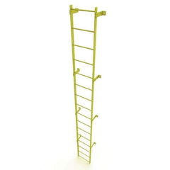 TRI-ARC - Rolling & Wall Mounted Ladders & Platforms Type: Fixed Ladder Style: Safety Cage - Eagle Tool & Supply