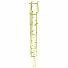 TRI-ARC - Rolling & Wall Mounted Ladders & Platforms Type: Fixed Ladder Style: Safety Cage - Eagle Tool & Supply