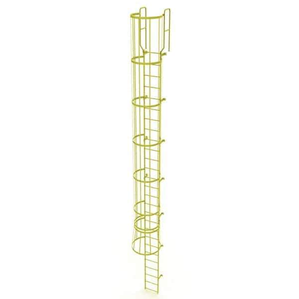 TRI-ARC - Rolling & Wall Mounted Ladders & Platforms Type: Fixed Ladder Style: Safety Cage - Eagle Tool & Supply