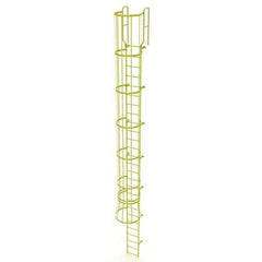 TRI-ARC - Rolling & Wall Mounted Ladders & Platforms Type: Fixed Ladder Style: Safety Cage - Eagle Tool & Supply