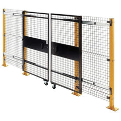 Husky - 6' Wide x 8' High, Double Sliding Door for Temporary Structures - Eagle Tool & Supply