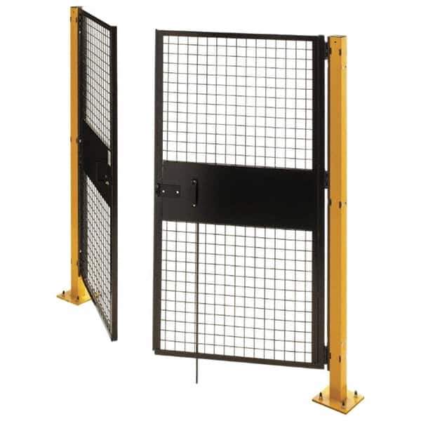 Husky - 8' Wide x 8' High, Swing Door for Temporary Structures - Eagle Tool & Supply