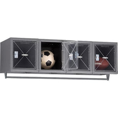 Tennsco - 4 Door, 4 Tier, Welded Locker - Eagle Tool & Supply