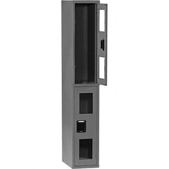 Tennsco - 2 Door, Double Tier, Welded Locker - Eagle Tool & Supply