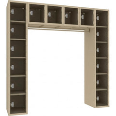 Tennsco - 16 Door, Single Tier, Welded Locker - Eagle Tool & Supply