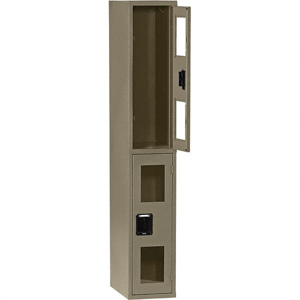 Tennsco - 2 Door, Double Tier, Welded Locker - Eagle Tool & Supply