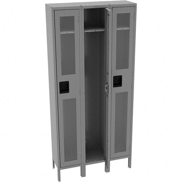 Tennsco - 3 Door, Single Tier, Welded Locker - Eagle Tool & Supply