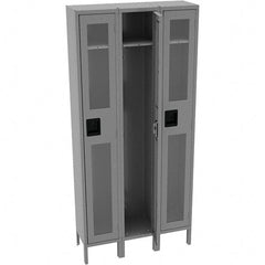 Tennsco - 3 Door, Single Tier, Welded Locker - Eagle Tool & Supply