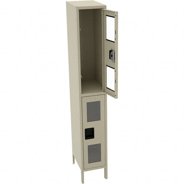 Tennsco - 2 Door, Double Tier, Welded Locker - Eagle Tool & Supply