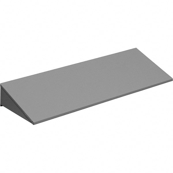 Tennsco - 36" Wide x 6" High x 15" Deep, Locker Slope Top - Eagle Tool & Supply