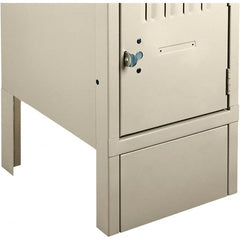 Tennsco - 15" Wide x 6" High x 1/2" Deep, Locker Closed Front Base - Eagle Tool & Supply