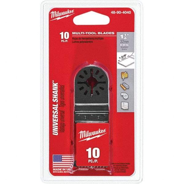 Milwaukee Tool - Rotary & Multi-Tool Accessories Accessory Type: Multi-Material Blade For Use With: Oscillating Tools - Eagle Tool & Supply